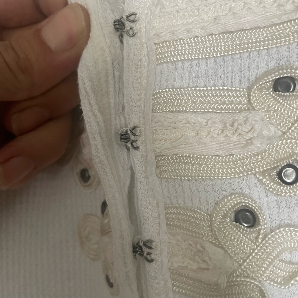 We The Free White Long Sleeve Blouse - Picture 4 of 7